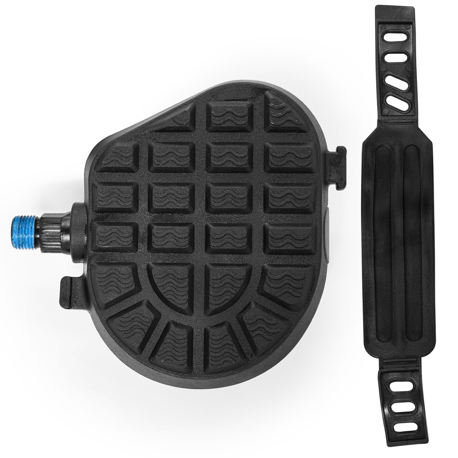 Micyox MX600 Bicycle Pedals with Clips and Straps