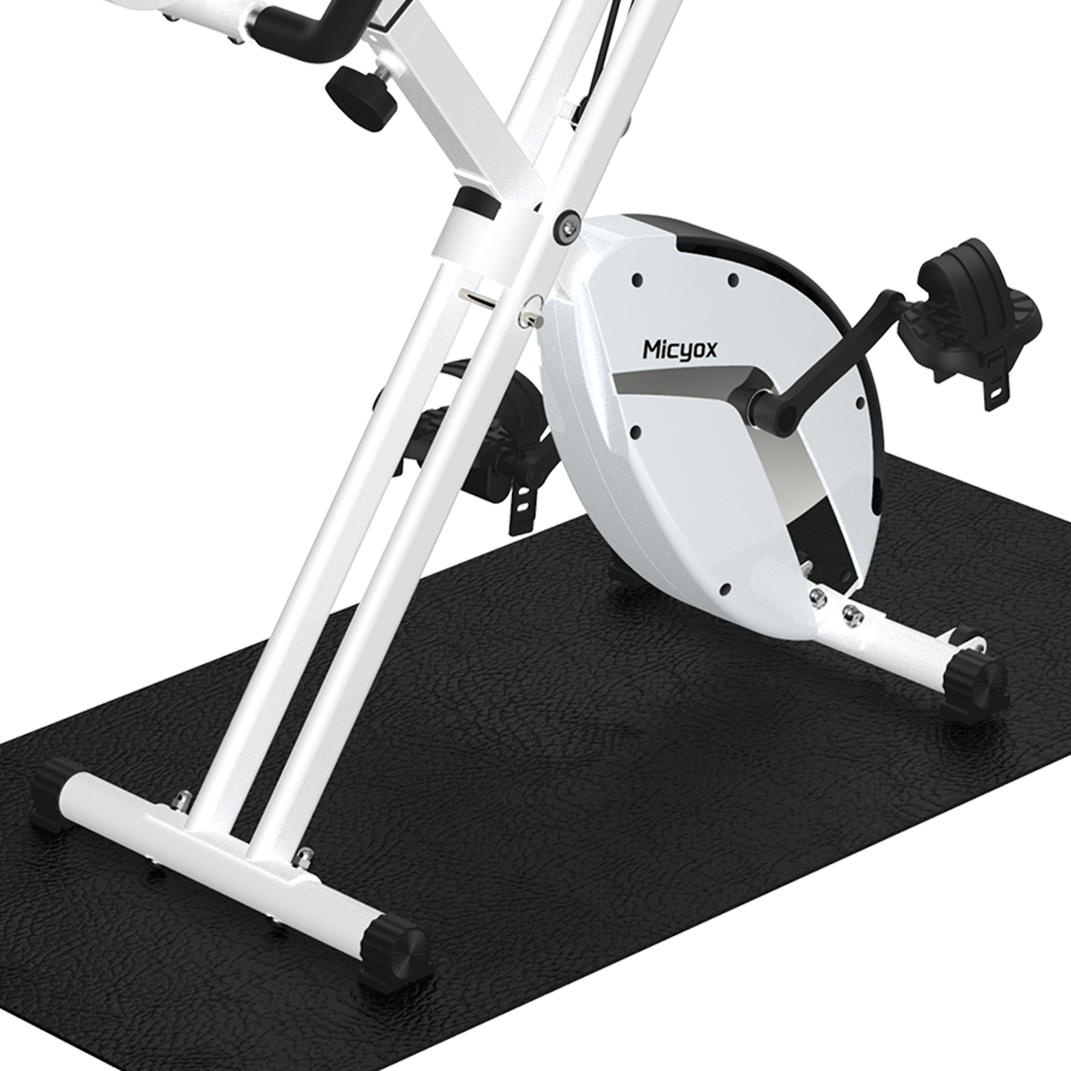 Micyox MX600 Magnetic Foldable Indoor Cycling Bike | White