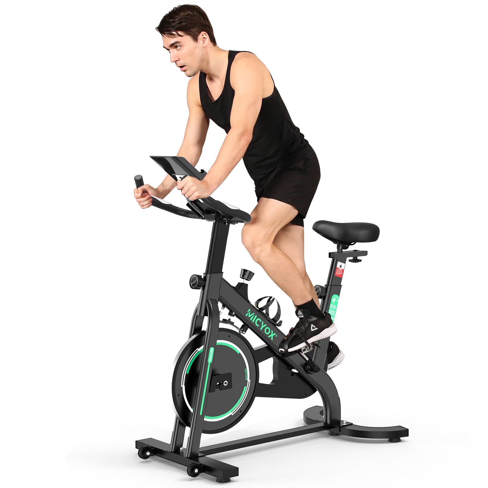 Micyox MX87 Exercise Bike Magnetic Resistance Indoor Cycling Bike Bl