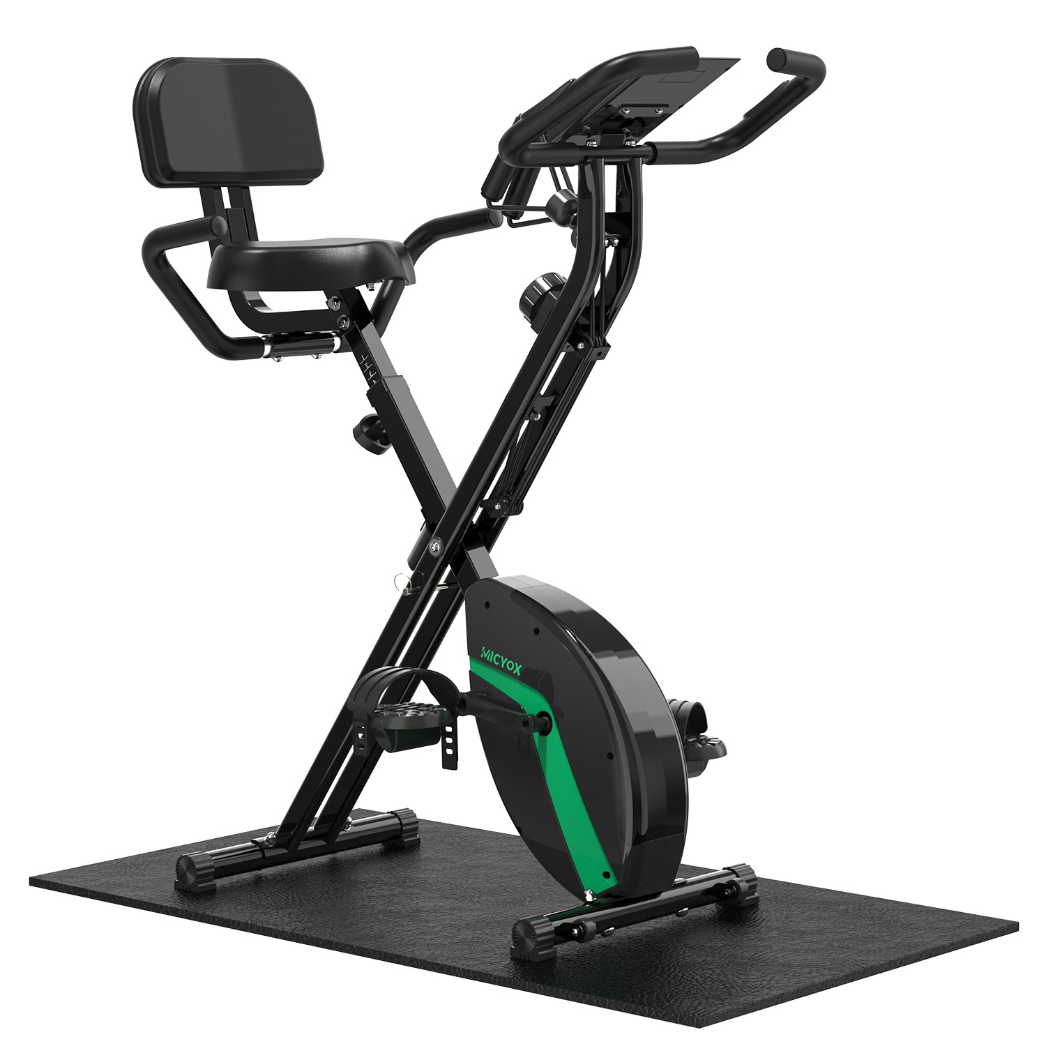 Micyox MX717 Magnetic Foldable Indoor Cycling Bike | Black Micyox MX717 Magnetic Foldable Indoor Cycling Bike | Black
